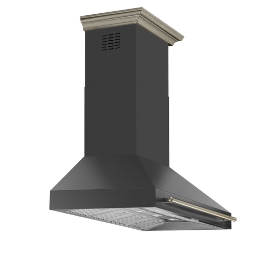 Forno Aria 60 Inch Wall-Mounted Range Hood in Black