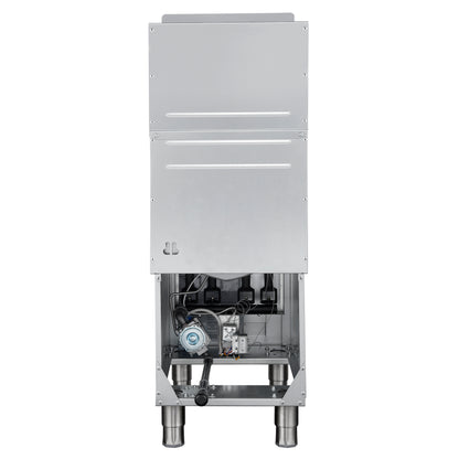 FORNO Commerciale Natural Gas Deep Fryer, 4 Burners 120,000 BTU, 50 lbs Oil Capacity