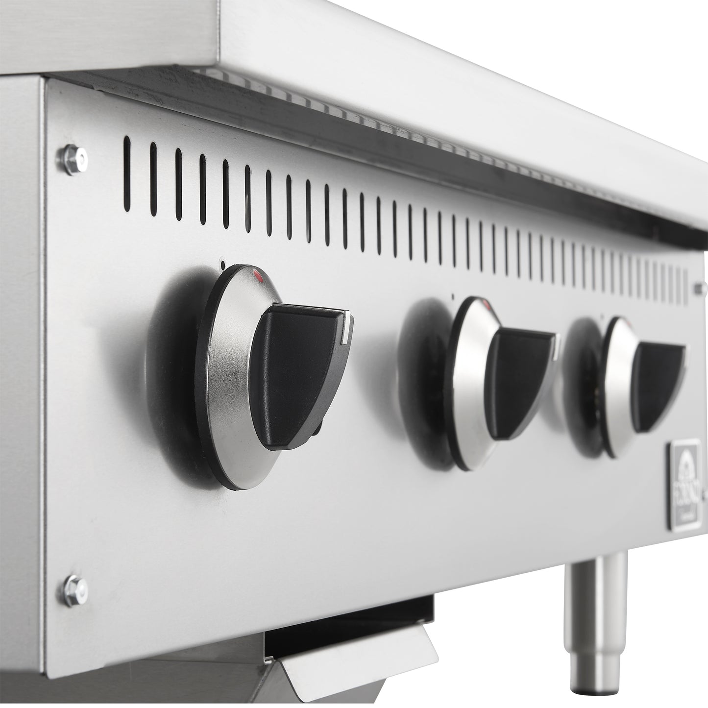 Forno Commerciale 36 Inch Gas Griddle, 3 Burners