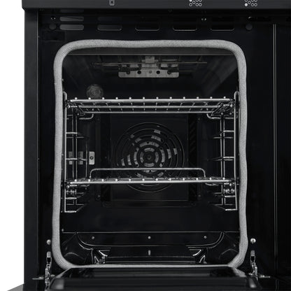 Forno Paolo 48 Inch Freestanding Electric Range in Black with Antique Brass, 6.7 cu.ft, True Convection Oven, Energy Efficient