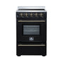 Forno Loiano 24 Inch Freestanding Electric Range in Black