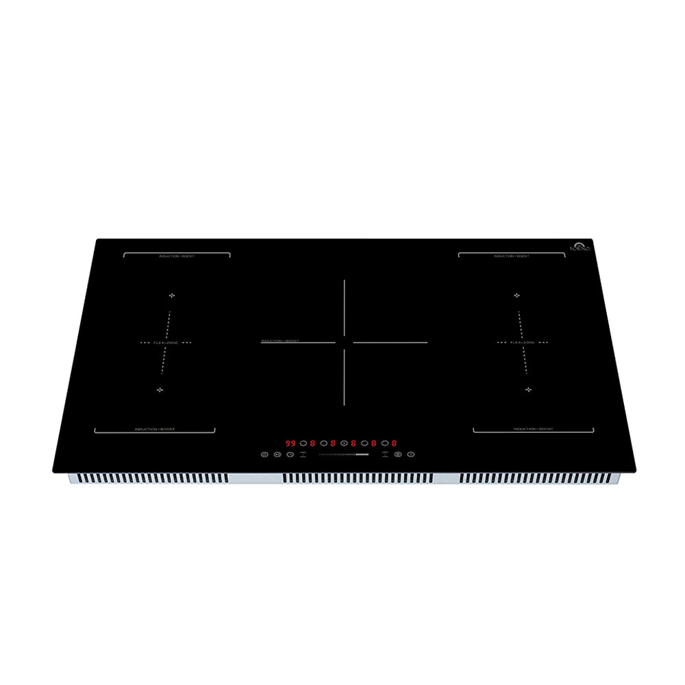 Forno Ornonzo 36-Inch Induction Cooktop, 5 Zones, 2 Flex-Zones, 10,200W Total Power, Touch Control, 9 Power Levels