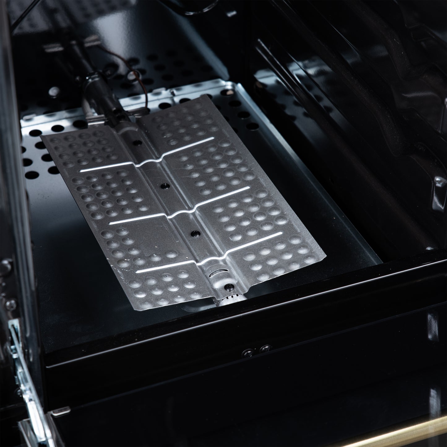 Forno Lamazze 20 Inch Freestanding Gas Range in Black, Compact Design