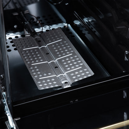 Forno Lamazze 20 Inch Freestanding Gas Range in Black, Compact Design