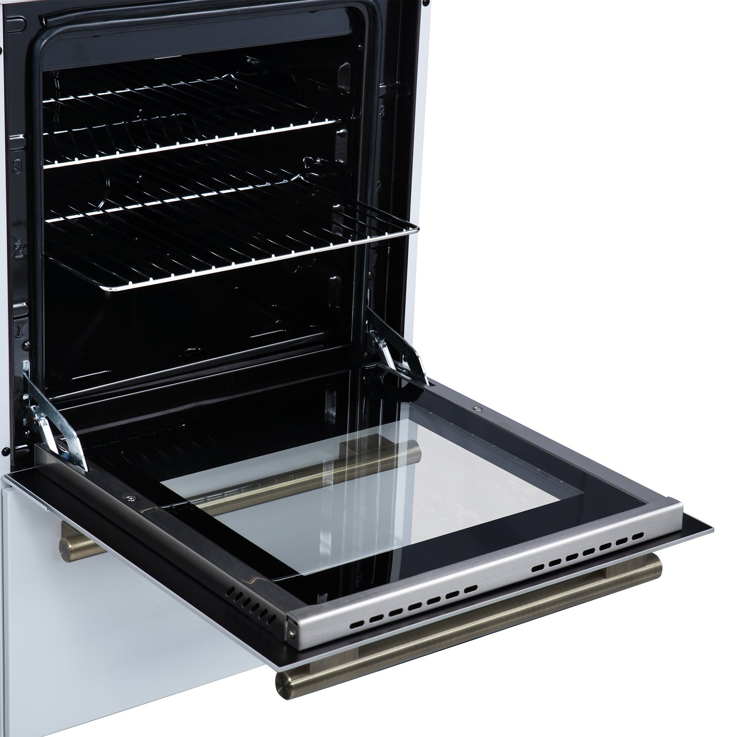 Forno Lamazze 20 Inch Freestanding Gas Range in White, Compact Design