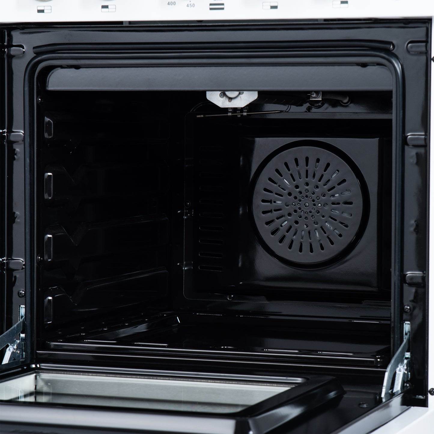 Forno Breno 24 Inch Freestanding Gas Range in White with Antique Brass, Plug Included, Energy Efficient