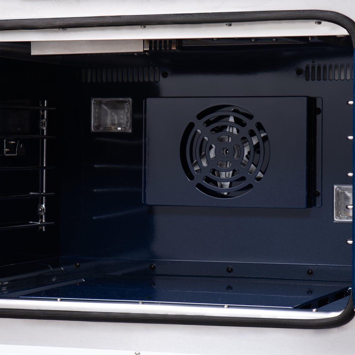 Forno Capriasca 30-Inch Freestanding French Door Gas Range, 4 Burners, Convection Oven, Energy Efficient