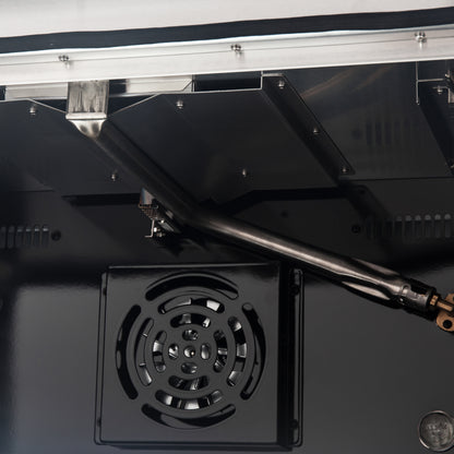 Forno Galiano 36-inch Freestanding Gas Range in White with Antique Brass Design, 6 Burners, 83,000 BTU, 5.36 cu.ft. Convection Oven