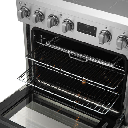 Forno Torino 30 Inch Induction Range with True Convection and Air Fry