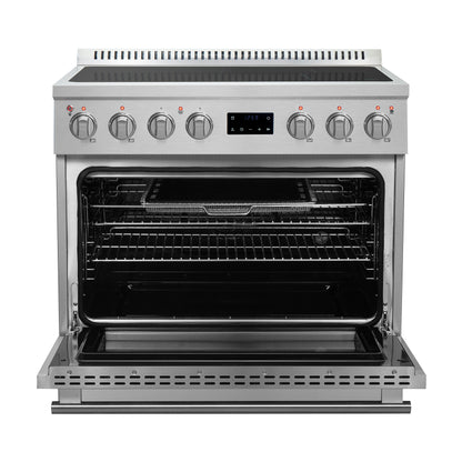 Forno Torino 36 Inch Induction Range with True Convection and Air Fry