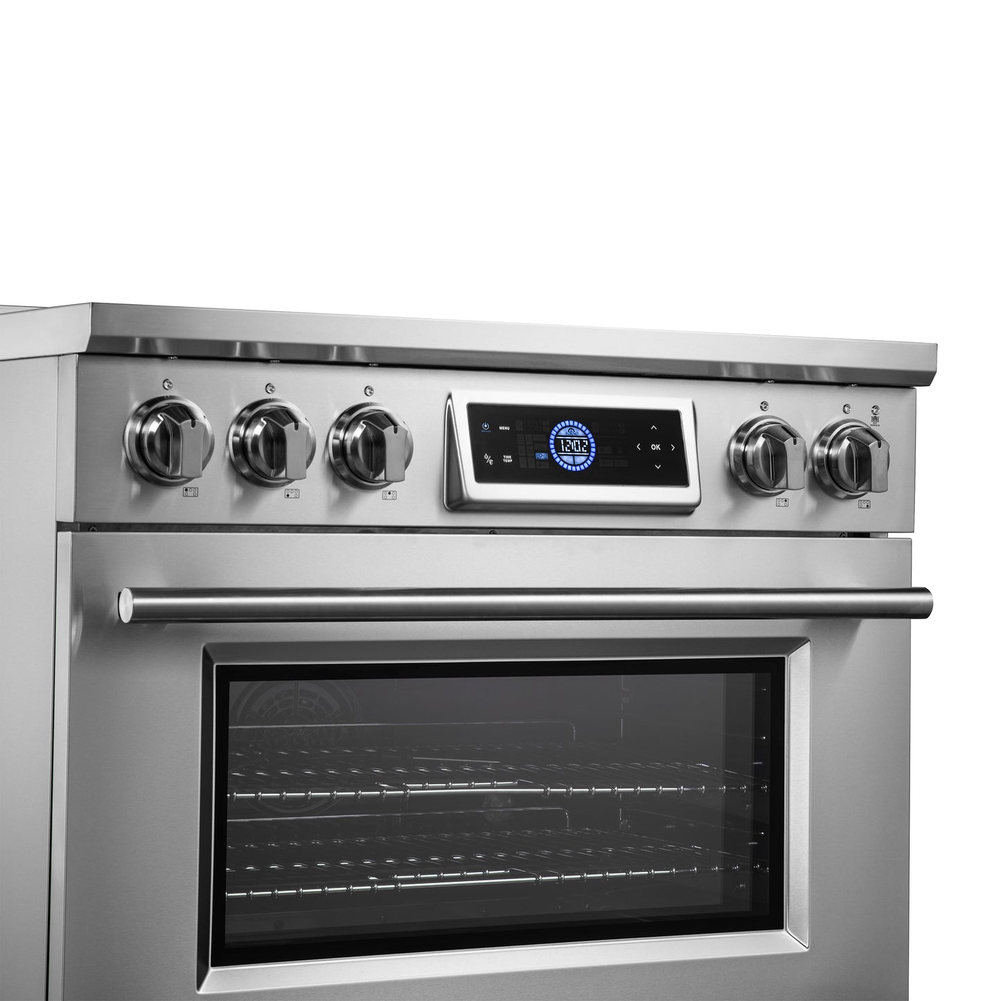 Forno Maximus 36 Inch Induction Range with Air Fryer