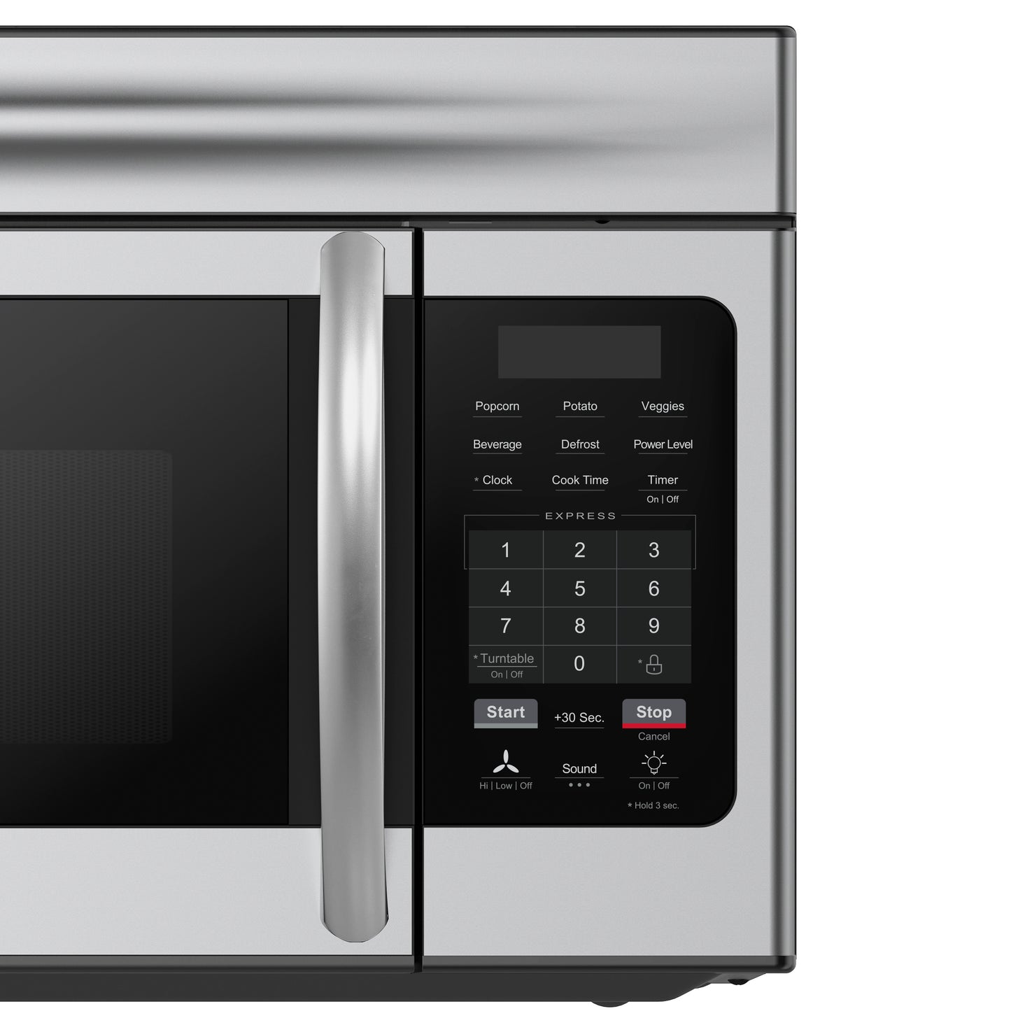 Forno Scalo 30-Inch Over the Range Microwave, Stainless Steel – 1.6 cu.ft, 300 CFM Vent, Touch Control, LED Light
