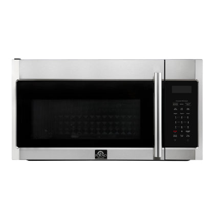 Forno Fornace 30-Inch Over the Range Convection Microwave, Stainless Steel – 1.5 cu.ft, 300 CFM Vent, Touch Control, LED Light