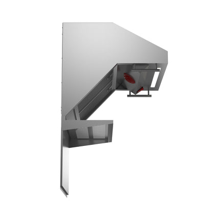 Forno Savona 30-Inch Wall Mount Range Hood, Hybrid Filters, Backsplash Included