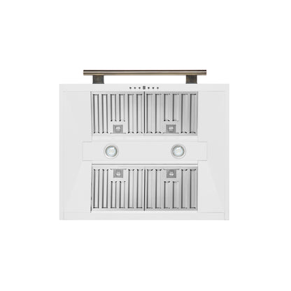 Forno Aria 30 Inch Wall-Mounted Range Hood in White