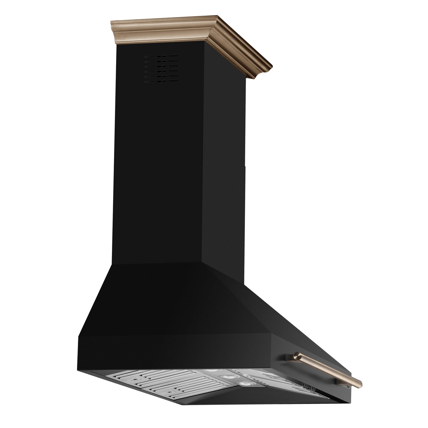 Forno Aria 36 Inch Wall-Mounted Range Hood in Black