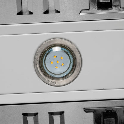 Forno Aria 36 Inch Wall-Mounted Range Hood in White