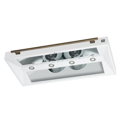 Forno Aria 48 Inch Wall-Mounted Range Hood in White