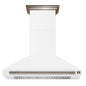 Forno Aria 48 Inch Wall-Mounted Range Hood in White