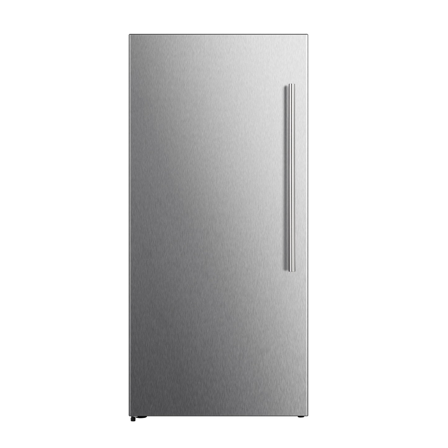 FORNO Maderno 28" Left Swing Convertible Freestanding Refrigerator/Freezer in Stainless Steel 13.6 cu.ft.