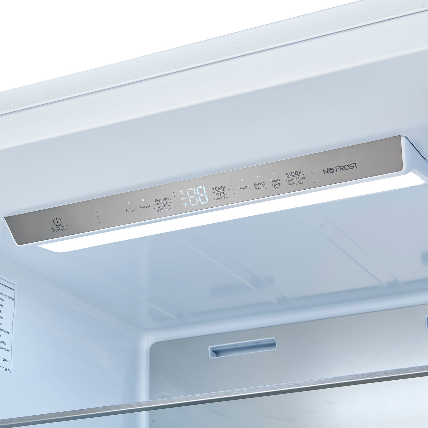 Forno Maderno 28-Inch Built-In Convertible Refrigerator, 13.6 cu.ft, Left Swing, Decorative Grill, ENERGY STAR Certified