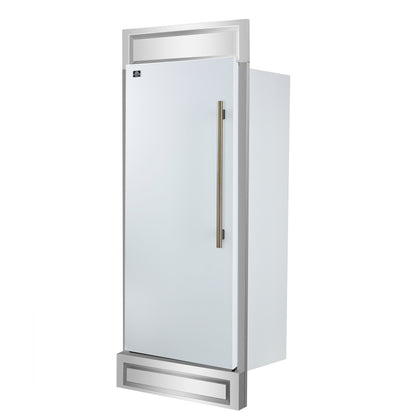 Forno Maderno 28-Inch Built-In Convertible Refrigerator, 13.6 cu.ft, Left Swing, Decorative Grill, ENERGY STAR Certified