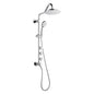 Forno Acqua AcquaSPA Retrofit Shower, Overhead Rainfall Shower, Handheld Shower Head, Body Jets, 6 Way Diverter, Polished Stainless Steel Finish, 1.8 GPM Flow Rate