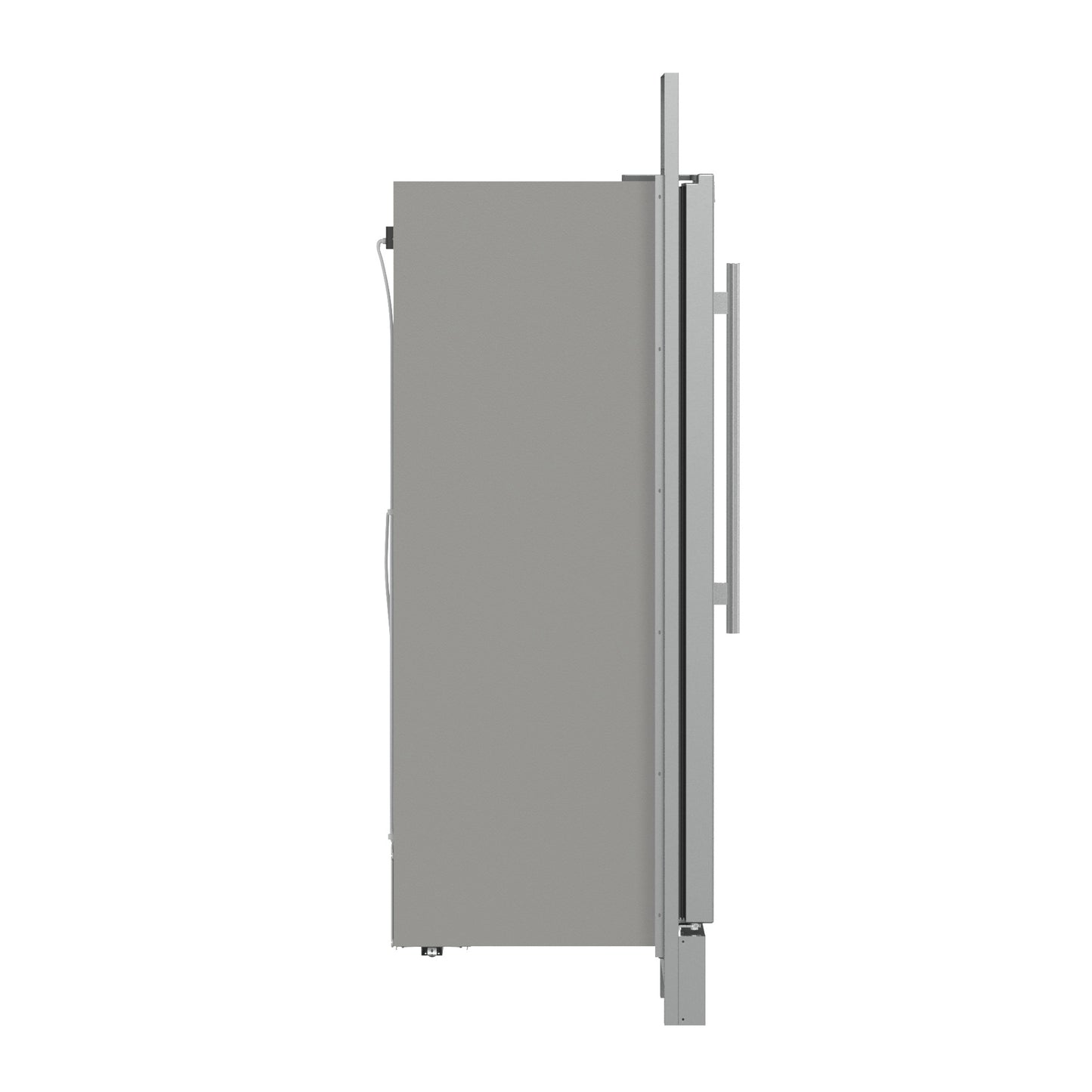 Forno Fortezza 32 Inch Left-Swing Freezer with Standard Trim Grill, Stainless Steel, with Automatic Ice Maker