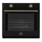 Forno Vomero 30-Inch Wall Oven, Black, 5 cu.ft Capacity, 3550 Watts Convection, Mechanical Controls, Manuel Steam Clean